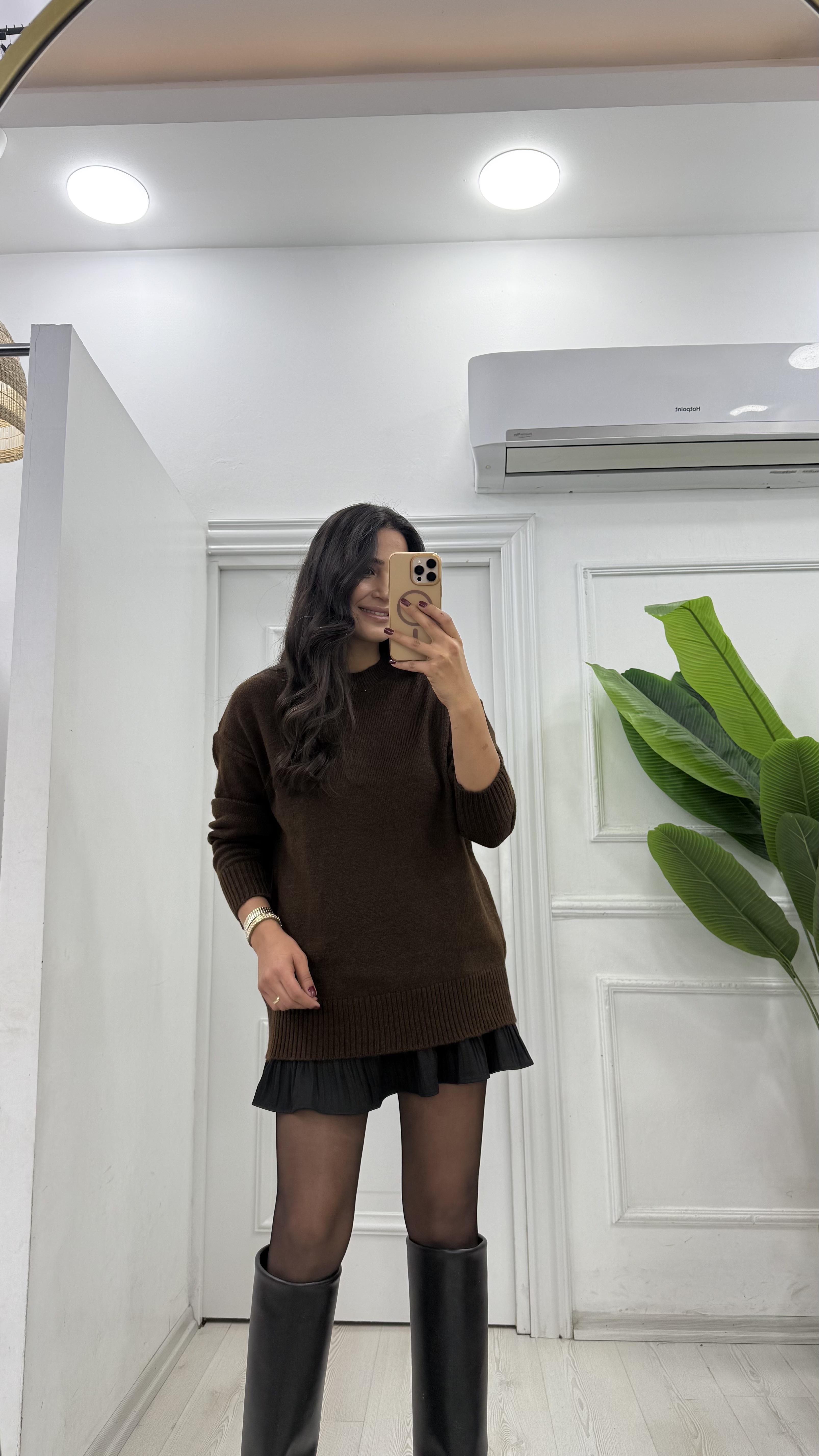 Acı Kahve Basıc Kazak 