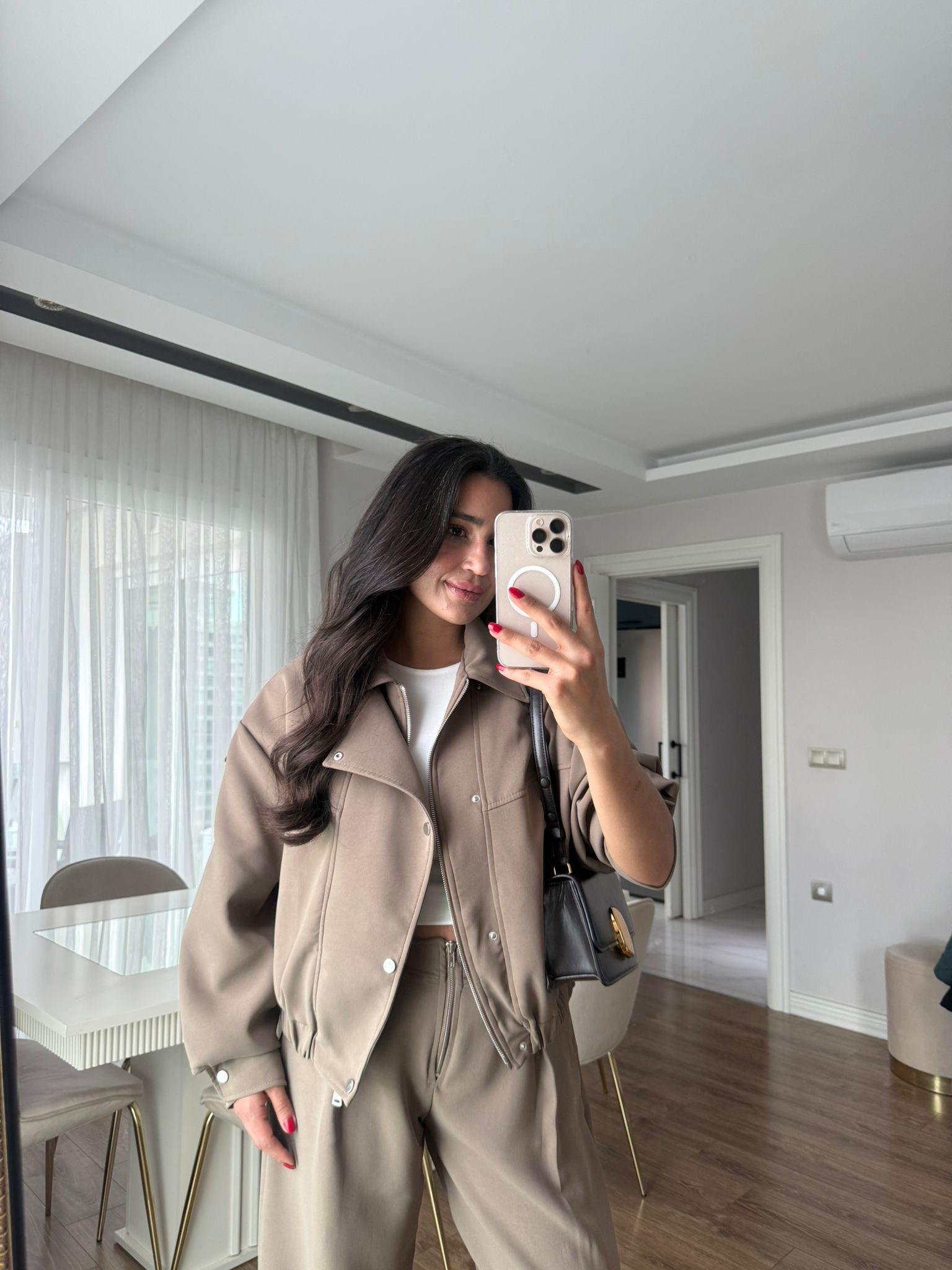 Bomber Ceket Pantolon Takım