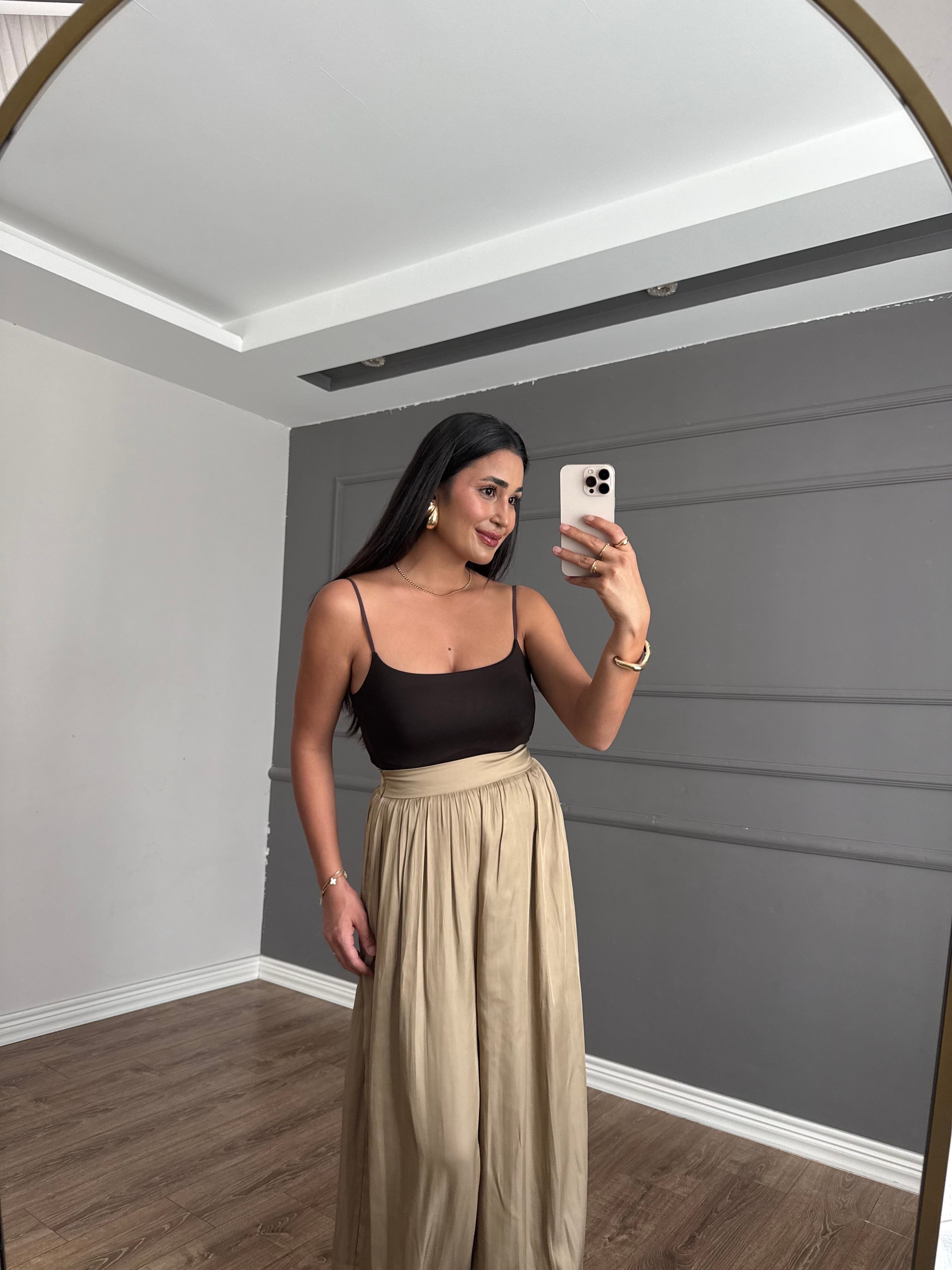Dilvin Bodysuit Acı Kahve
