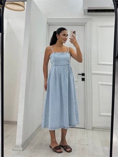  Denim Çan Elbise