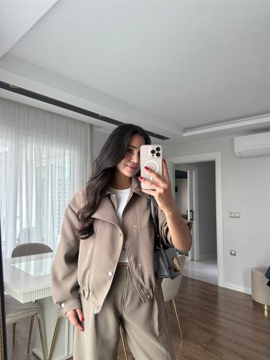 Bomber Ceket Pantolon Takım