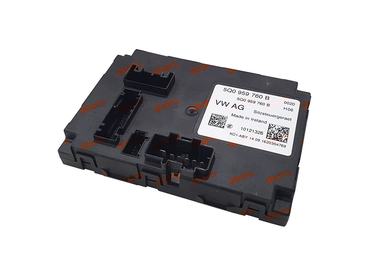 5Q0959760B KOLTUK AYAR KONTROL ÜNİTESİ- KOLTUK SIRTLIK KONTROL ÜNİTESİ 5Q0959760C