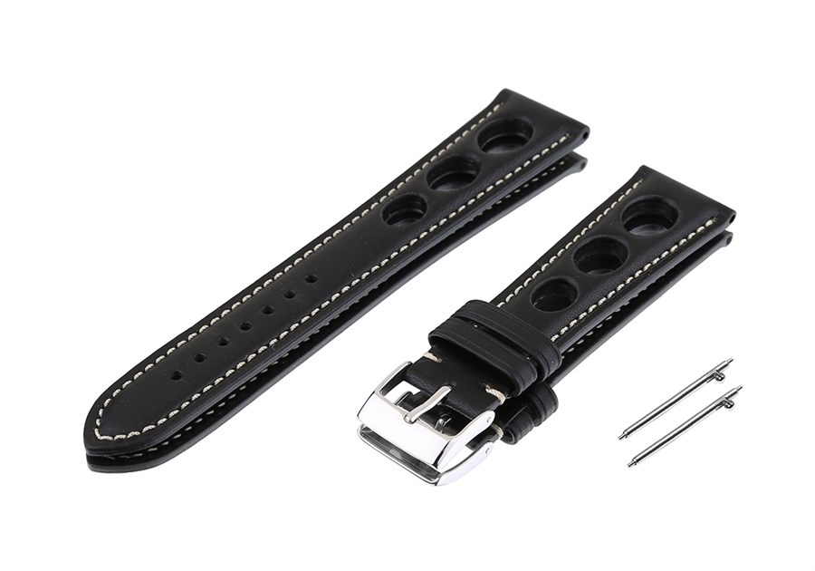 Frederique Constant Healey Modellerine Uyumlu L07FC-B Hakiki Deri Saat Kordonu