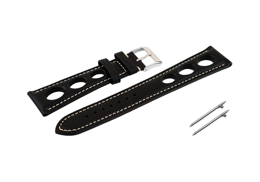 Frederique Constant Healey Modellerine Uyumlu L07FC-B Hakiki Deri Saat Kordonu