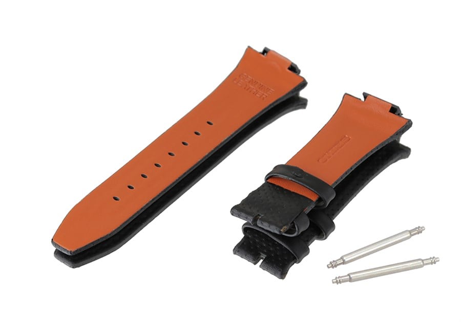  Seiko Sportura Modelleri Uyumlu 27x20mm Hakiki Deri Saat Kordonu L04SVCR-BT
