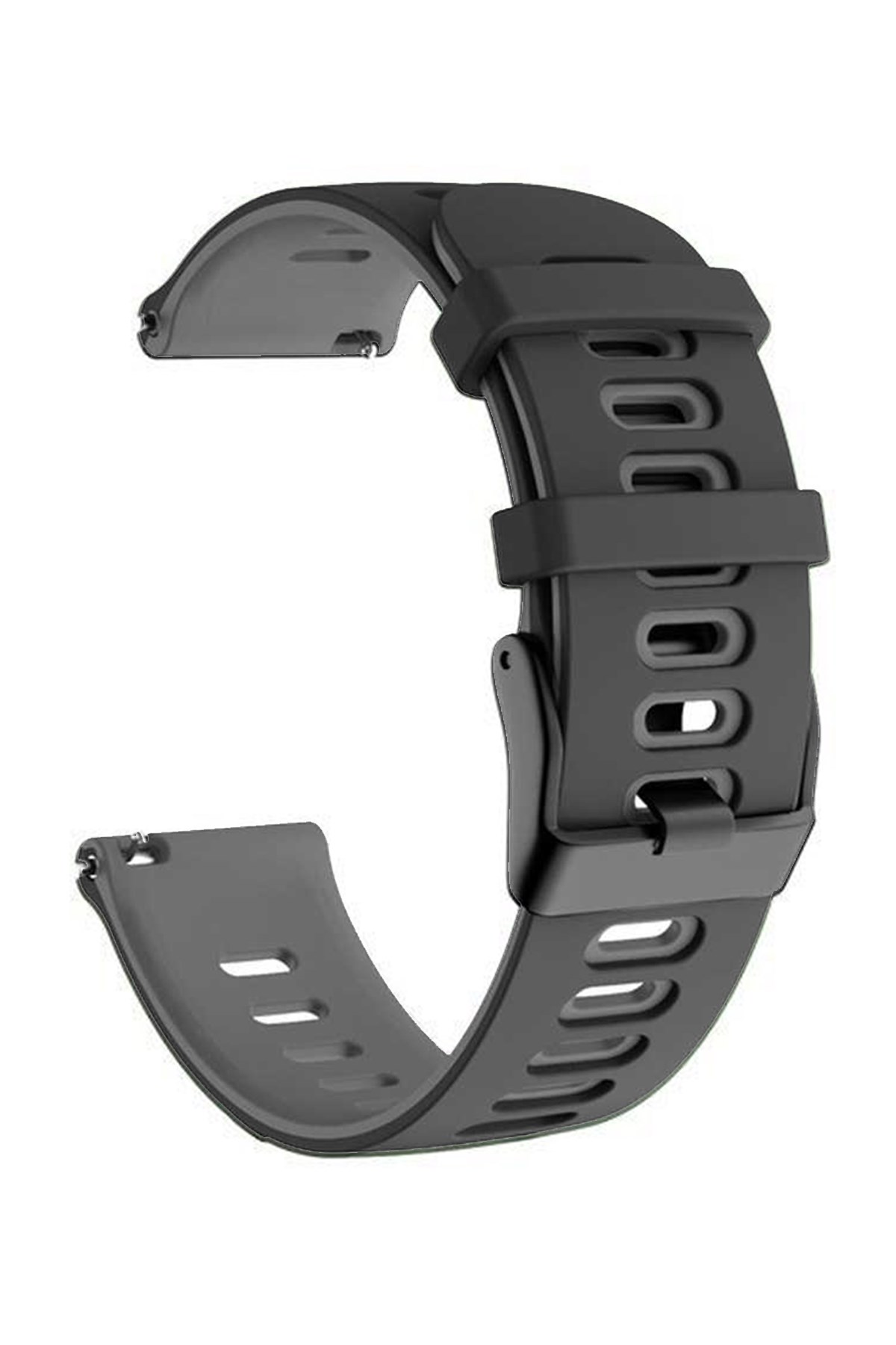 20mm-22mm Saat Uyumlu Çift Renk Silikon Saat Kordonu Kayışı A56