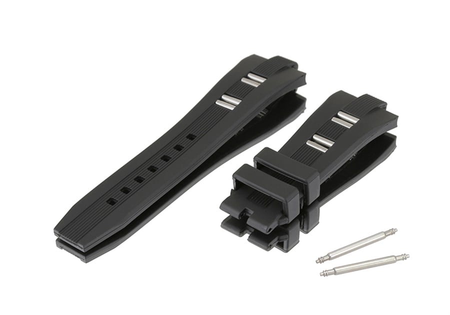 Bvlgari Uyumlu 9x25x22mm Silikon Saat Kordonu S27BLG 2D-B