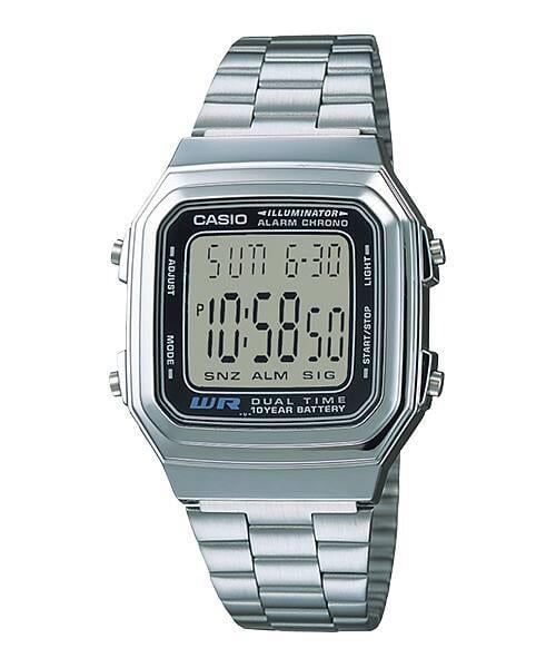 Casio A178WA-1ADF Retro Dijital Kadın Kol Saati