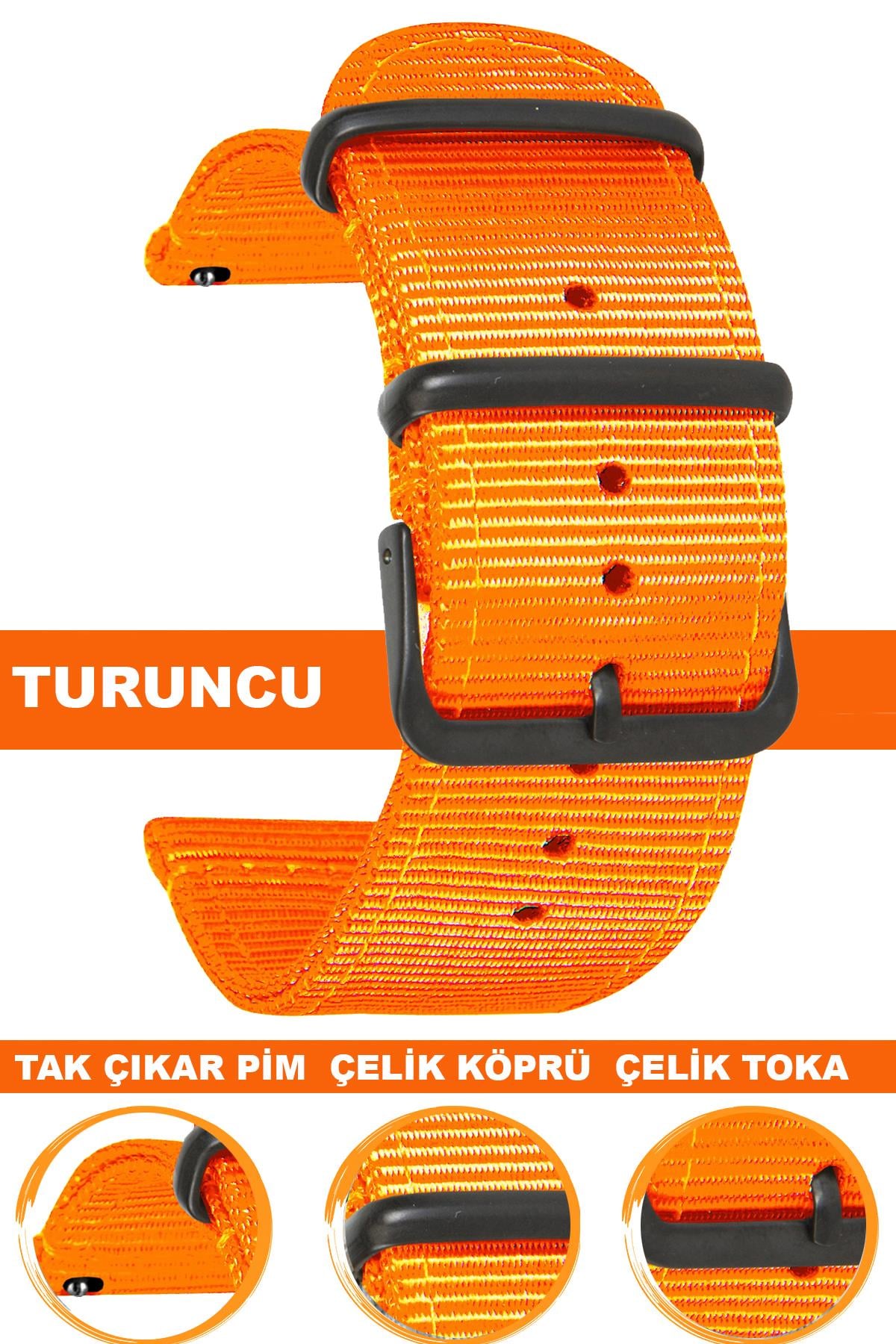 Cobra F39CLDB-T Tekstil Saat Kordonu