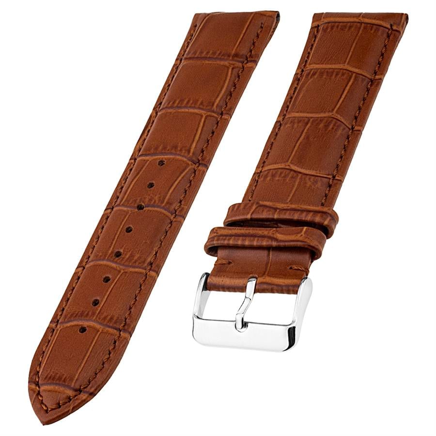 Cobra L04EV-T Krokodil Desen Hakiki Deri Saat Kordonu