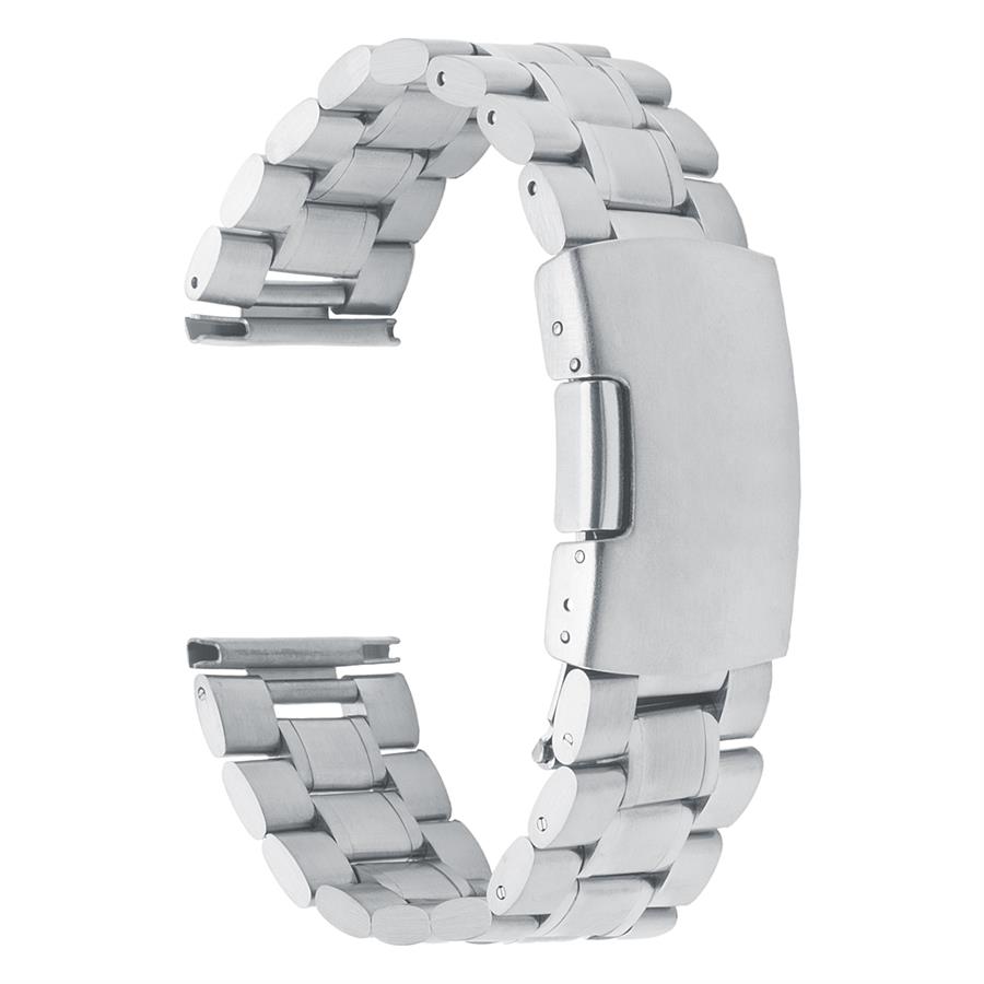 Cobra M16SSE-S Dolu Paslanmaz Çelik Gümüş Renk Saat Kordonu