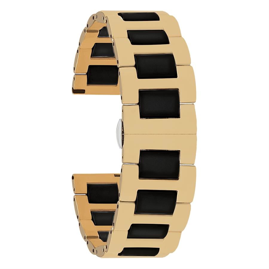 Cobra MS19GL-YB Orjinal Siyah Seramik Gold Metal Saat Kordonu