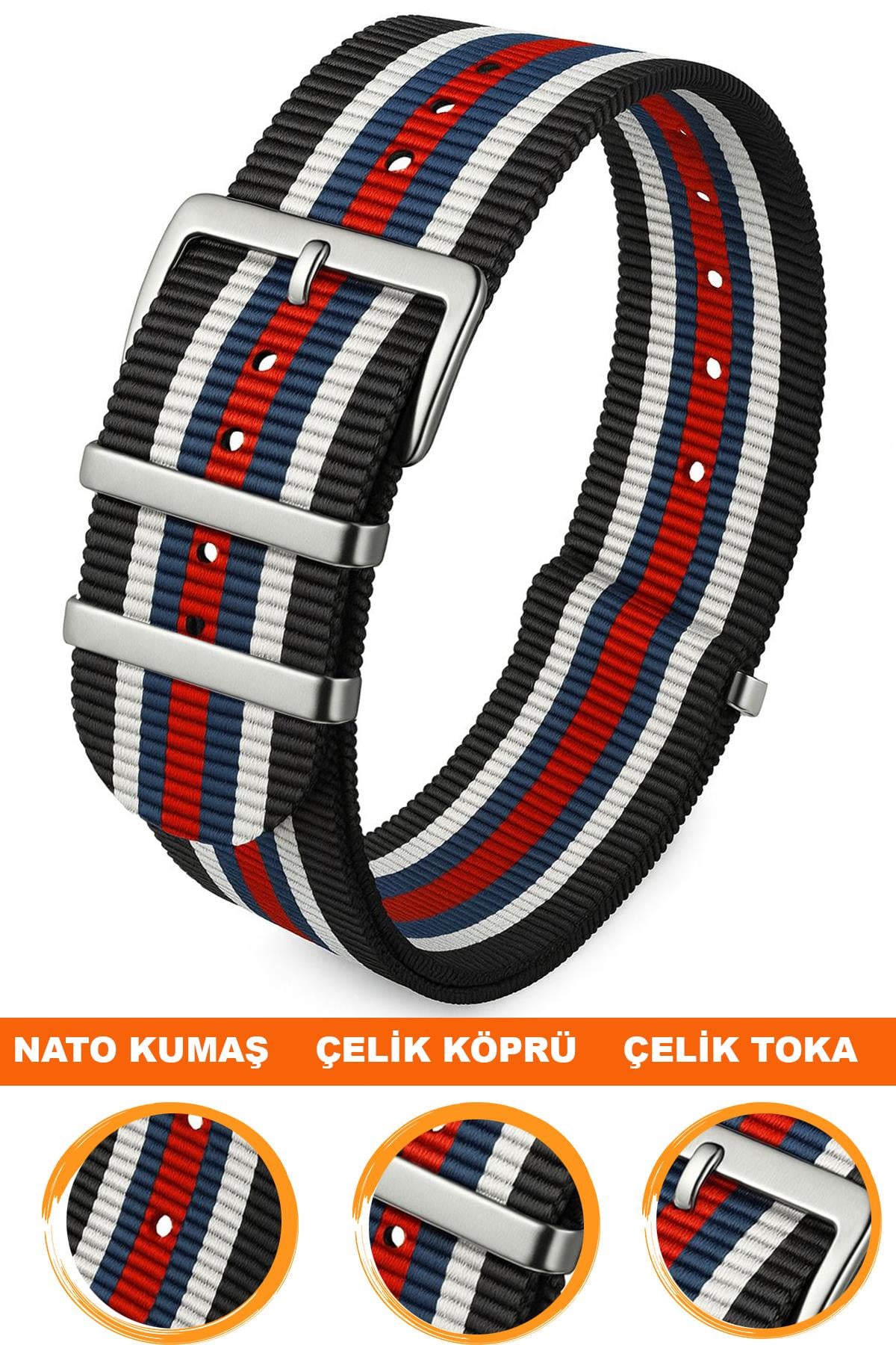 Cobra Nato Saat Kordonu N32NYL3-BKLR
