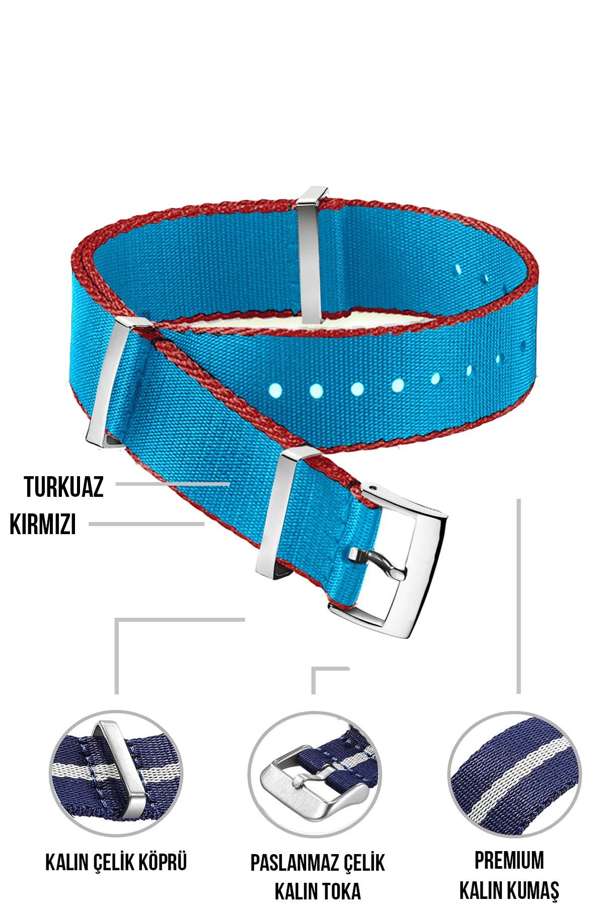 Cobra Paraşüt Kumaş Nato Saat Kordonu N39XWDS-RM