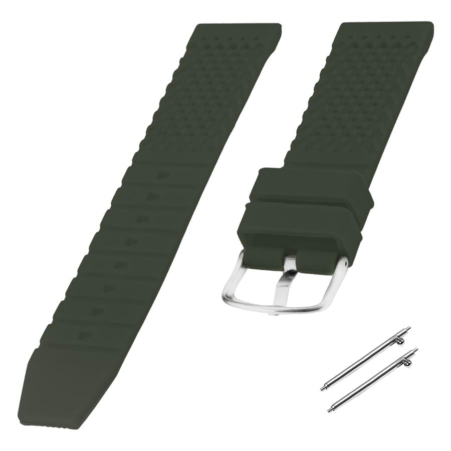 Cobra S01A16-DG Haki Silikon Saat Kordonu