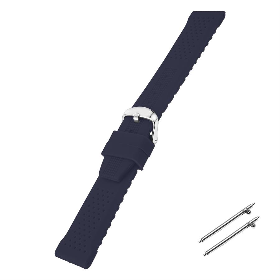 Cobra S01A16-L Lacivert Silikon Saat Kordonu