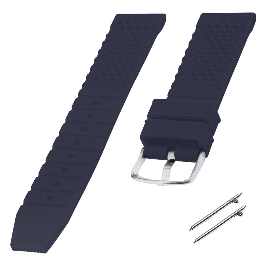 Cobra S01A16-L Lacivert Silikon Saat Kordonu