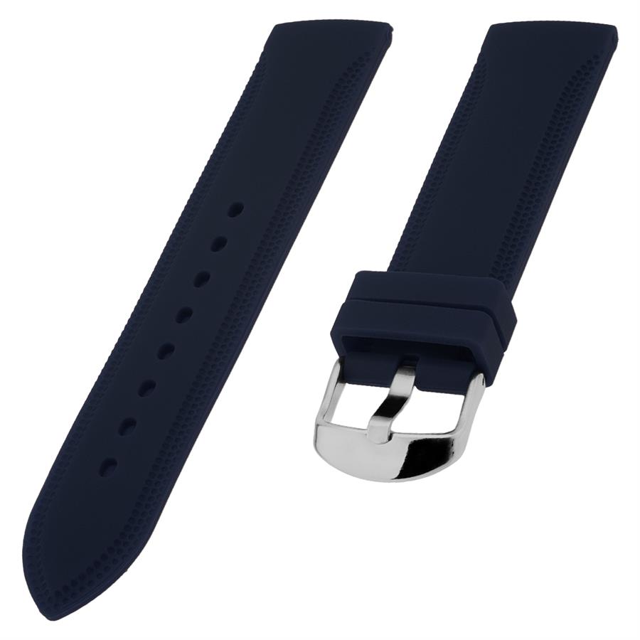 Cobra S01A18-L Lacivert Silikon Saat Kordonu
