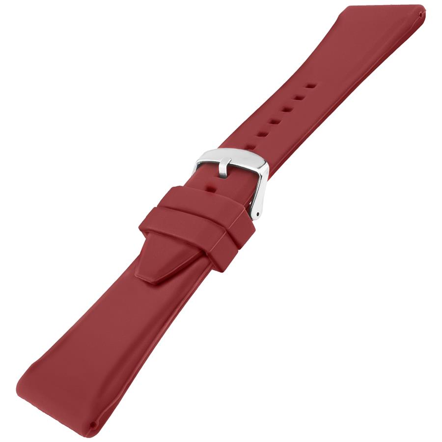 Cobra S01A36-DR Bordo Silikon Saat Kordonu