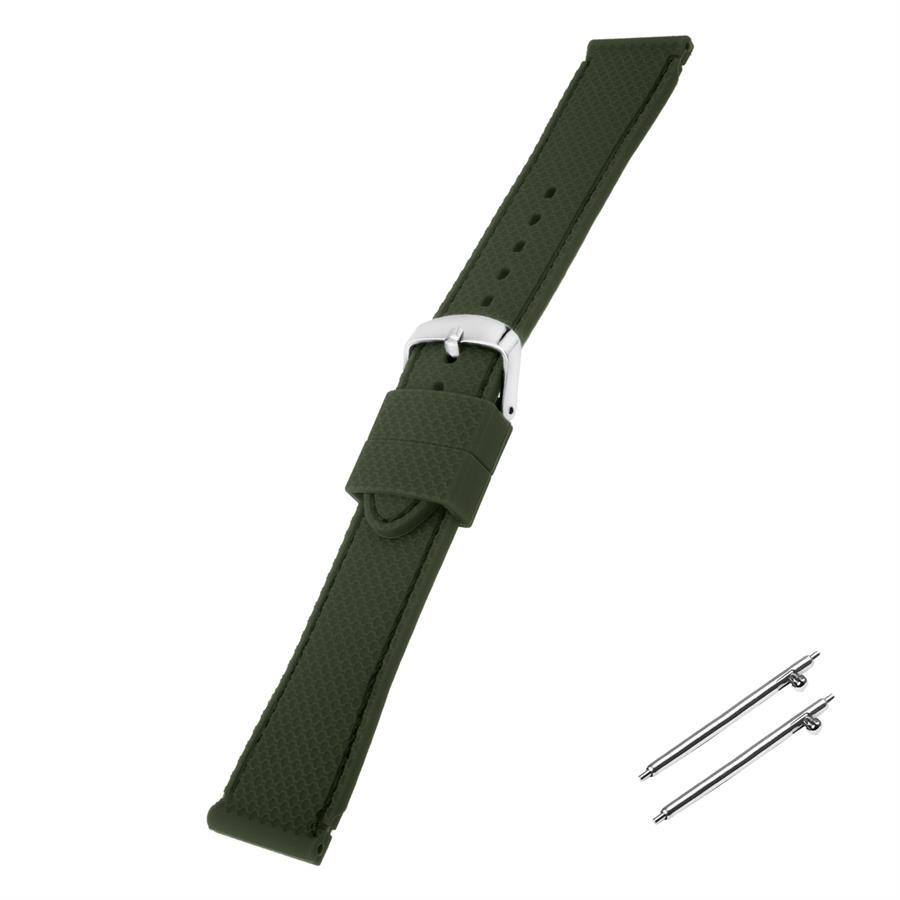 Cobra S01A50-DG Haki Silikon Saat Kordonu