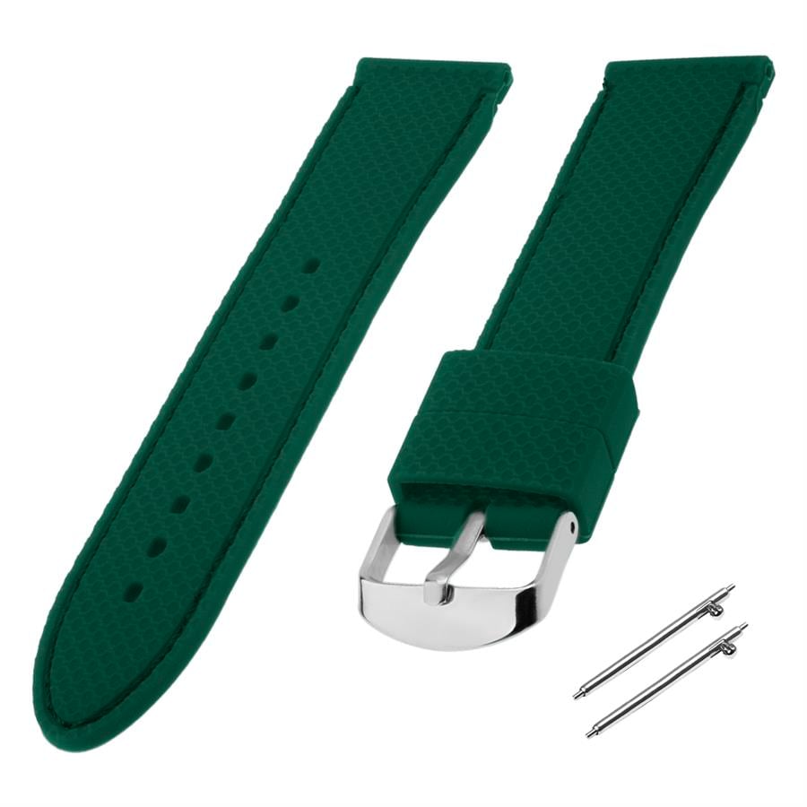 Cobra S01A50-G Yeşil Silikon Saat Kordonu