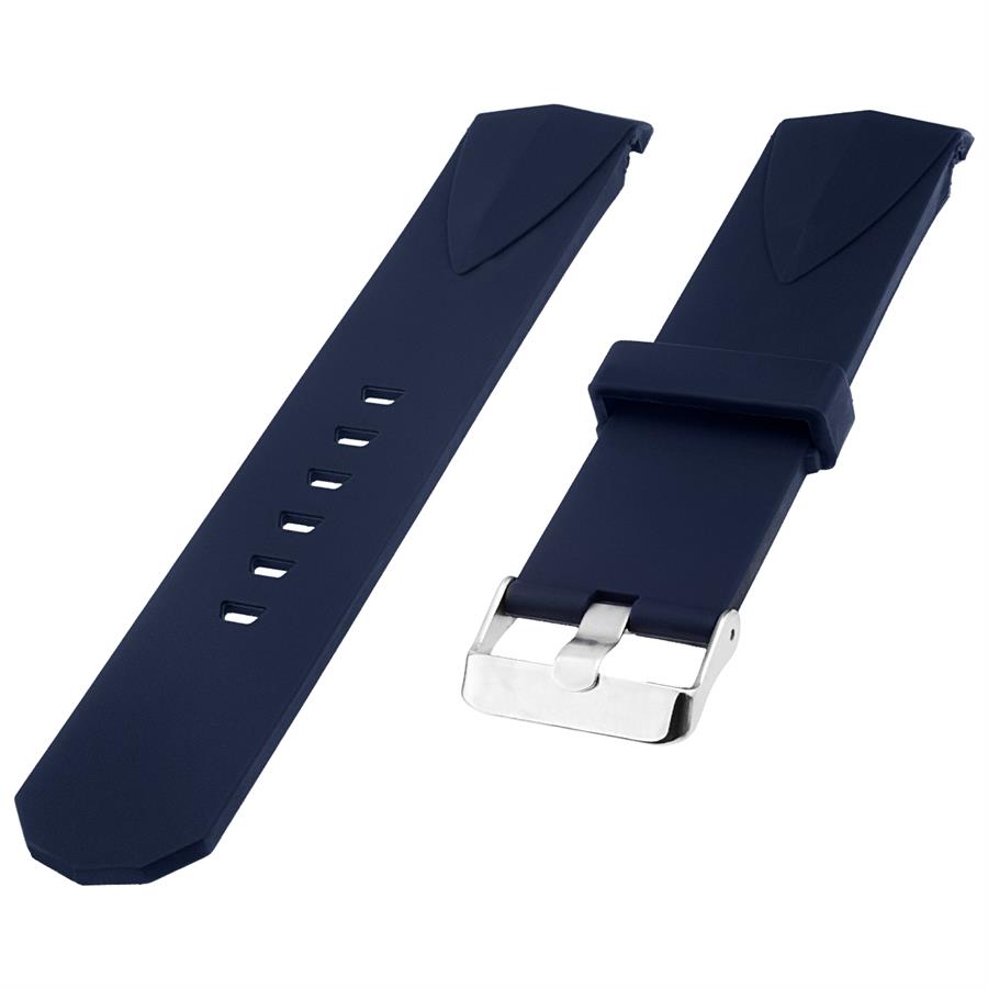 CORUM Admiral's Cup Competition Uyumlu 24x24mm Silikon Saat Kordonu P26CRM-L 