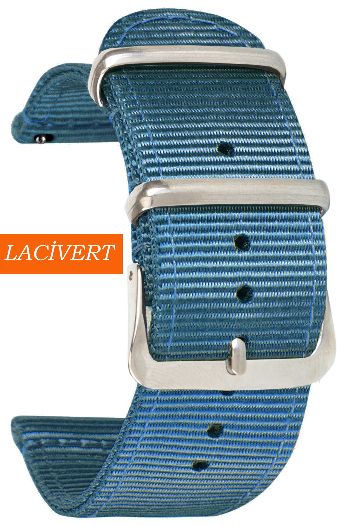 Huawei Watch Gt Gt2 Gt3 Gt4 Gt5 Uyumlu Tekstil Nato Kumaş Saat Kordonu Kayışı