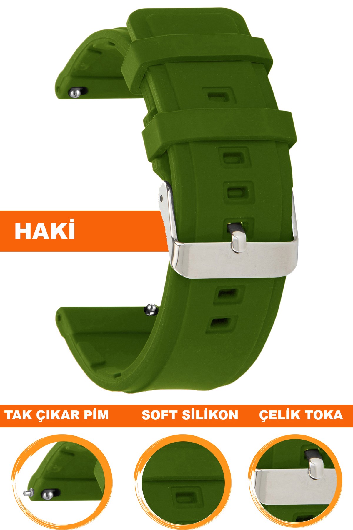 Huawei Watch Gt Gt2 Gt3 Gt4 Gt5 Uyumlu Silikon Saat Kordonu Kayışı