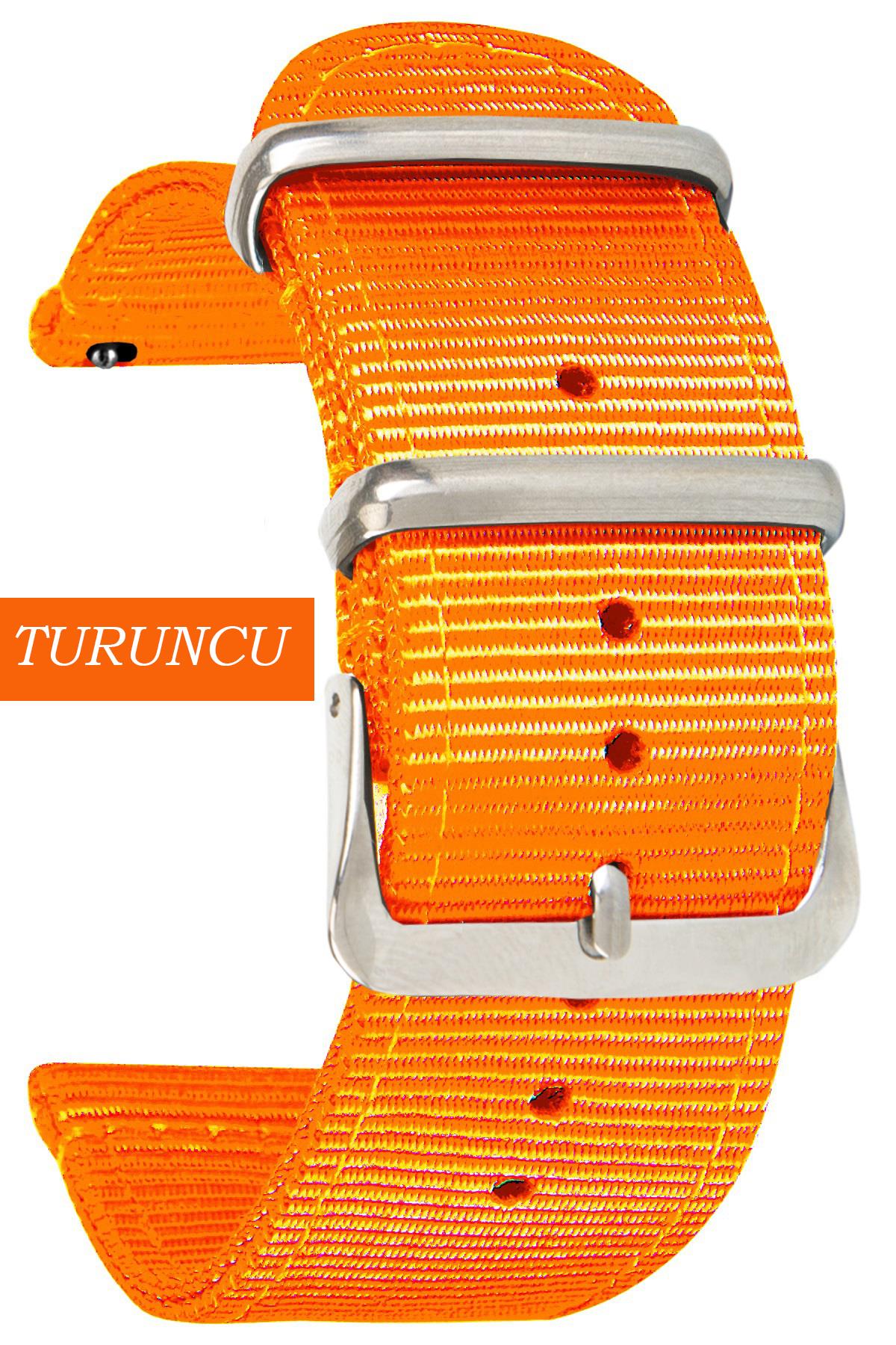 Huawei Watch Gt Gt2 Gt3 Gt4 Gt5 Uyumlu Tekstil Nato Kumaş Saat Kordonu Kayışı