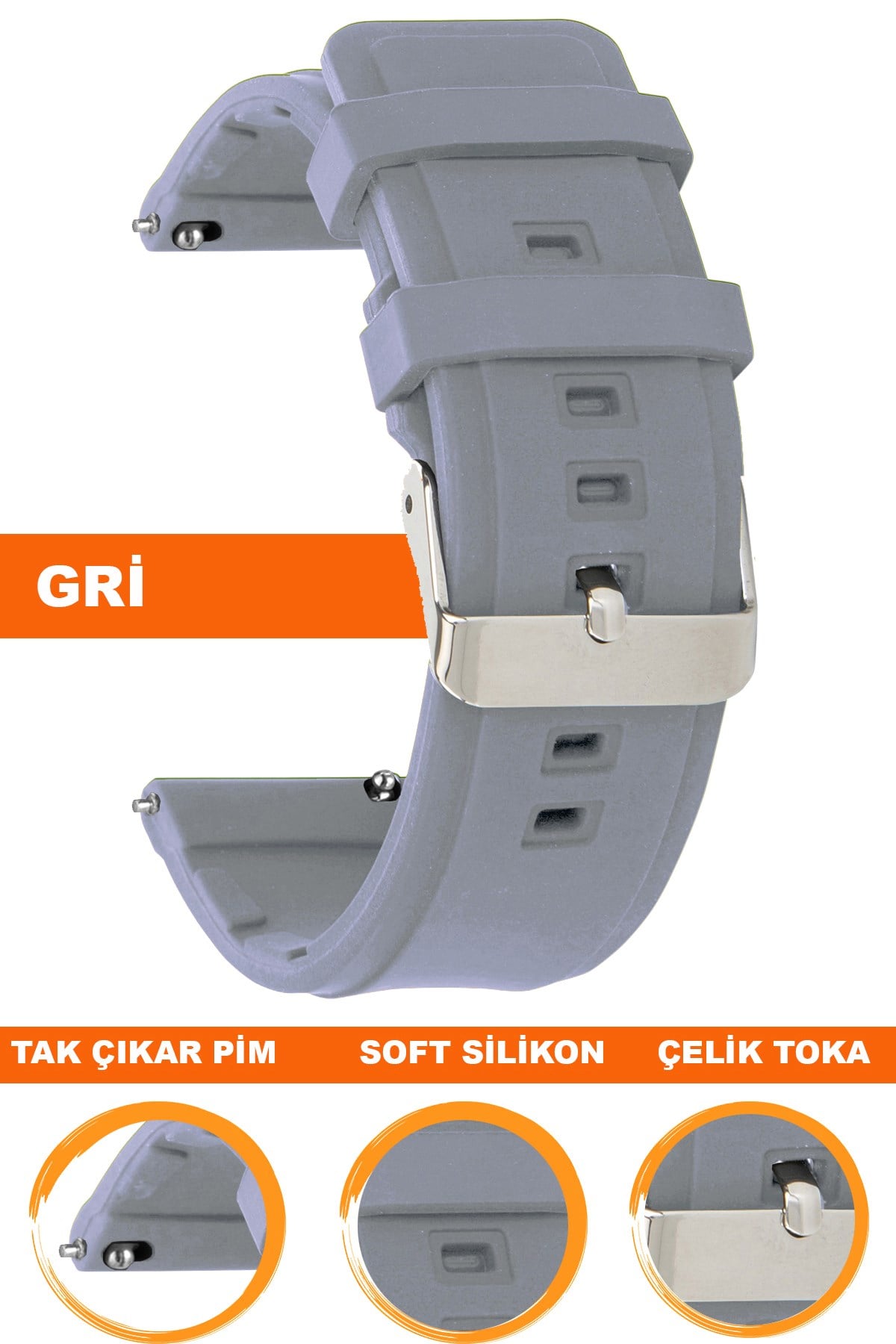 Huawei Watch Gt Gt2 Gt3 Gt4 Gt5 Uyumlu Silikon Saat Kordonu Kayışı