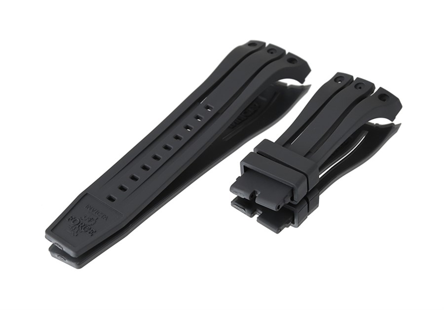 INVICTA Force Contender Modeline Uyumlu 30x24mm Silikon Saat Kordonu S02INVFC-B