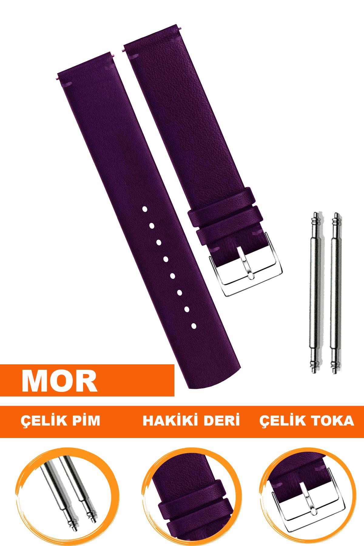 MICHAEL KORS Modellerine Uyumlu Hakiki Deri Saat Kordonu L04MK-MR