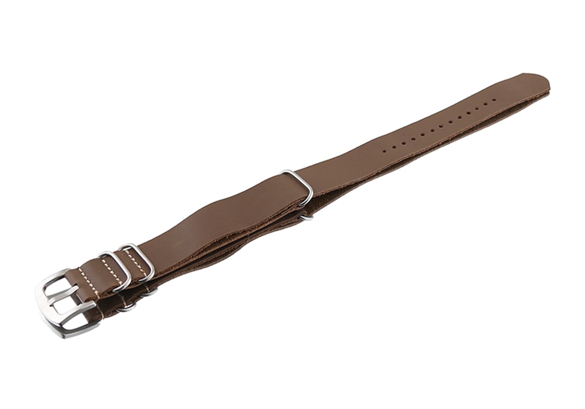 Cobra Hakiki Deri Nato Saat Kordonu NL46TR-GR