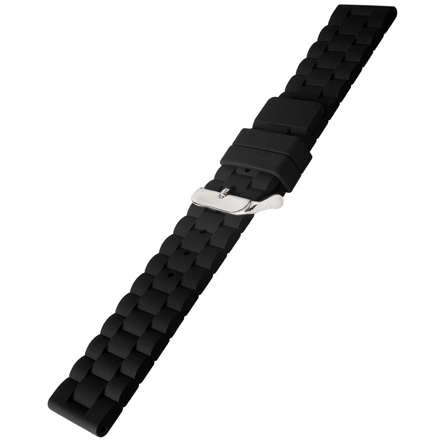 Cobra R14088-B Bakla Desen Kauçuk Saat Kordonu