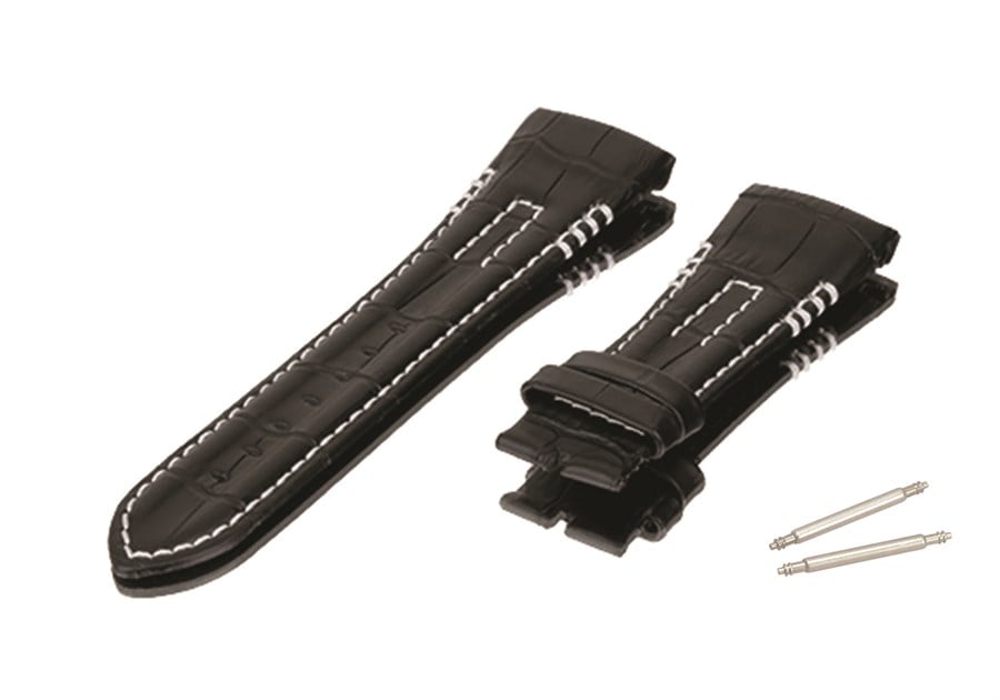 Seiko Velatura SNAA93P1/SRH006J1/SPC007P1/SPC005J1/SRH005J1/SNAA93P2/SPC007J1/SRH006P1/SRH003P1/SNAE21P1/SRQ001J1 Modelleri Uyumlu 26x20mm Hakiki Deri Saat Kordonu L04SV-BW 