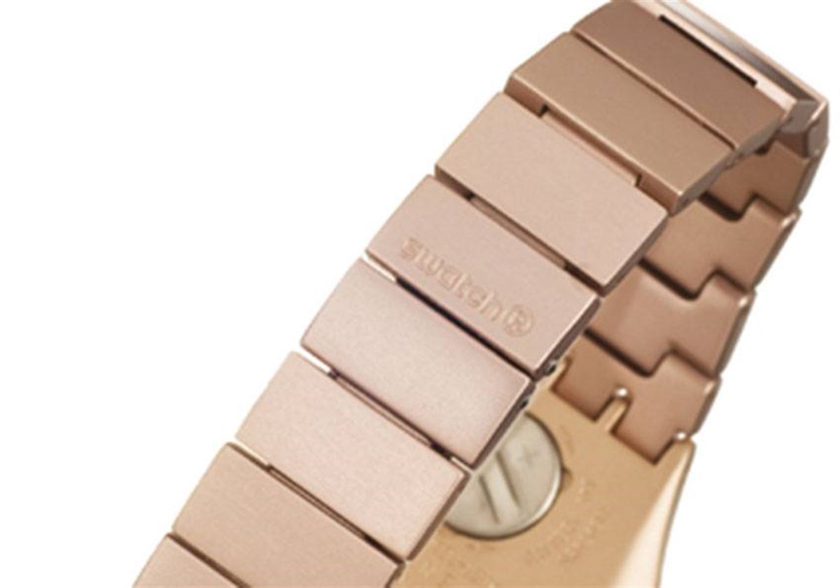 SWATCH Irony Silky Lustre Model Uyumlu 17mm Metal Saat Kordonu YLP7000AG-P