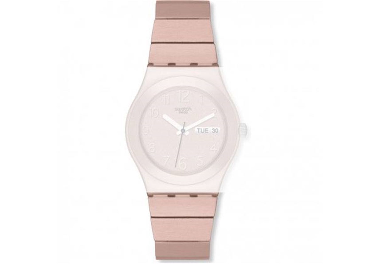 SWATCH Irony Silky Lustre Model Uyumlu 17mm Metal Saat Kordonu YLP7000AG-P
