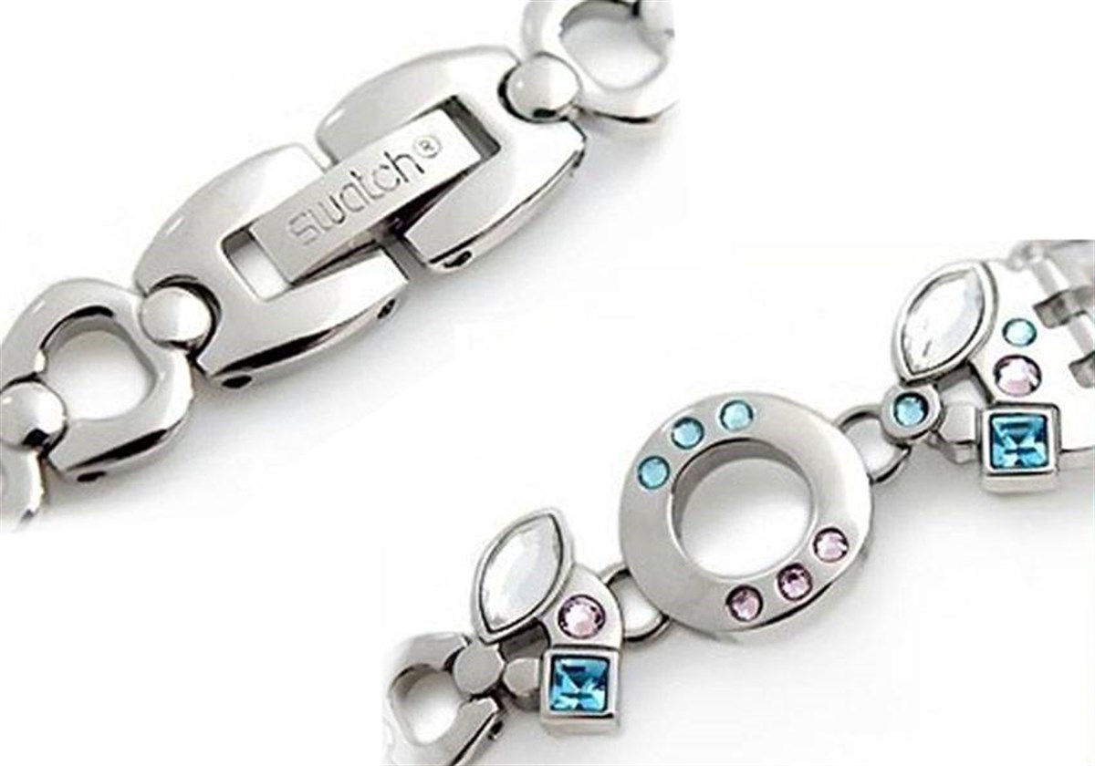 SWATCH Menthol Tone Model Uyumlu 12mm Metal Saat Kordonu LK292G