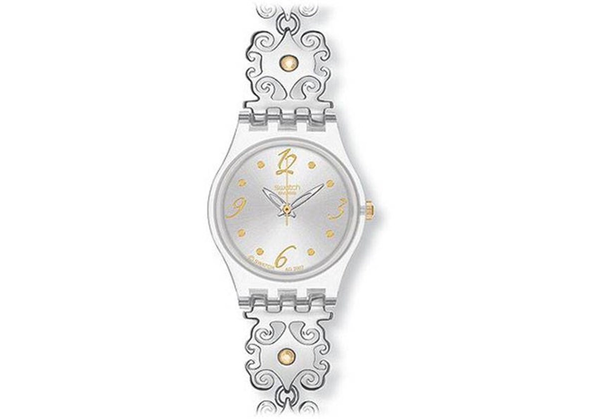 SWATCH Crystal Lace Model Uyumlu 12mm Metal Saat Kordonu LK294G-G