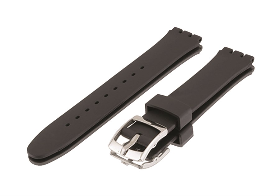 Swatch Modellere Uyumlu 19mm Silikon Saat Kordonu S01SW19-B