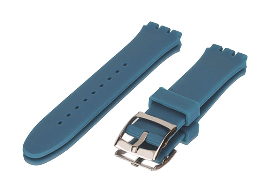 Swatch Modellere Uyumlu 19mm Silikon Saat Kordonu S01SW19-M