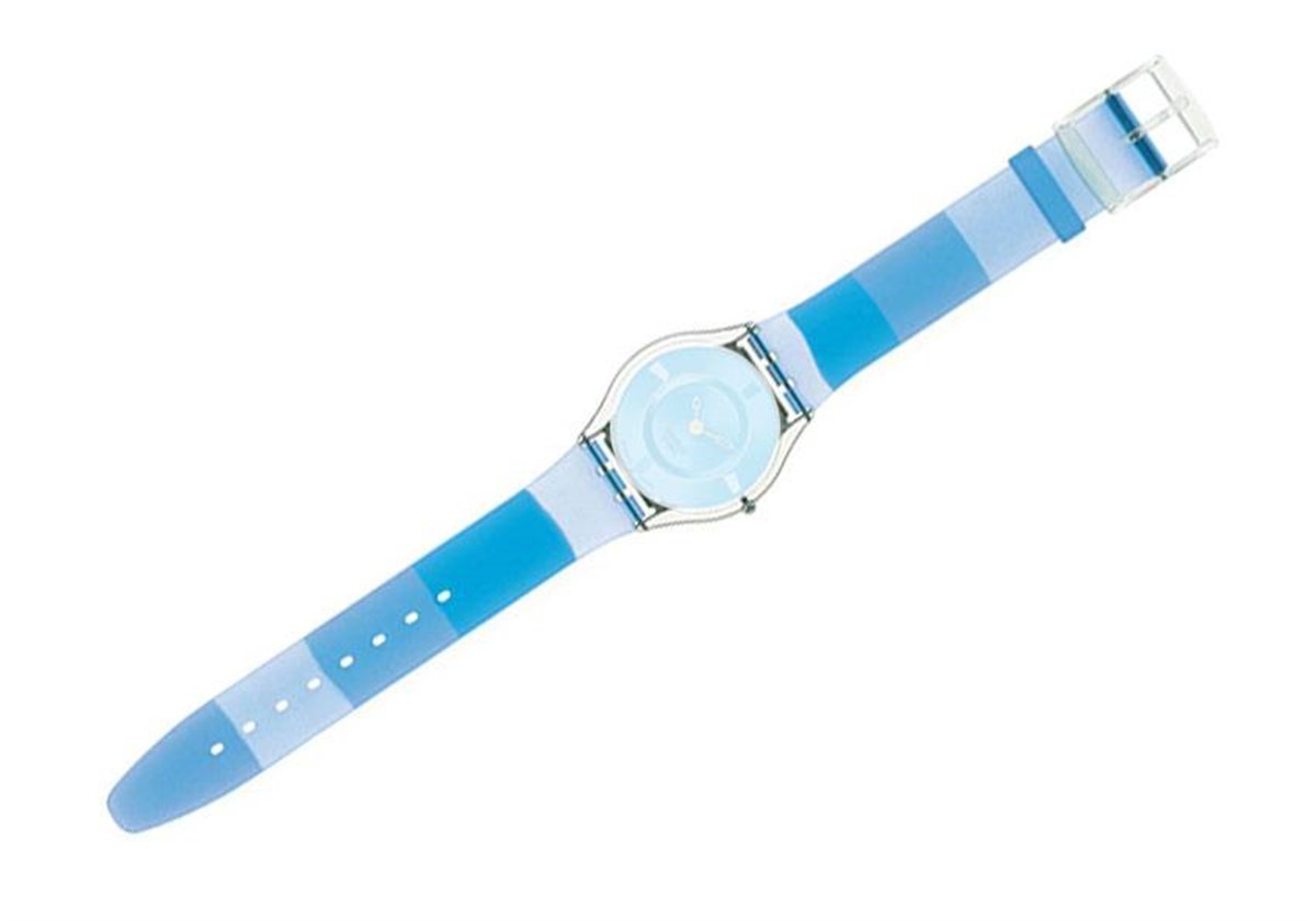 SWATCH Bludablu Model Uyumlu 16.5mm Silikon Saat Kordonu SFK170-M
