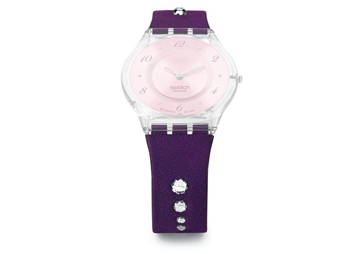 SWATCH Flower Track Model Uyumlu 16.5mm Deri Saat Kordonu SFK278-P