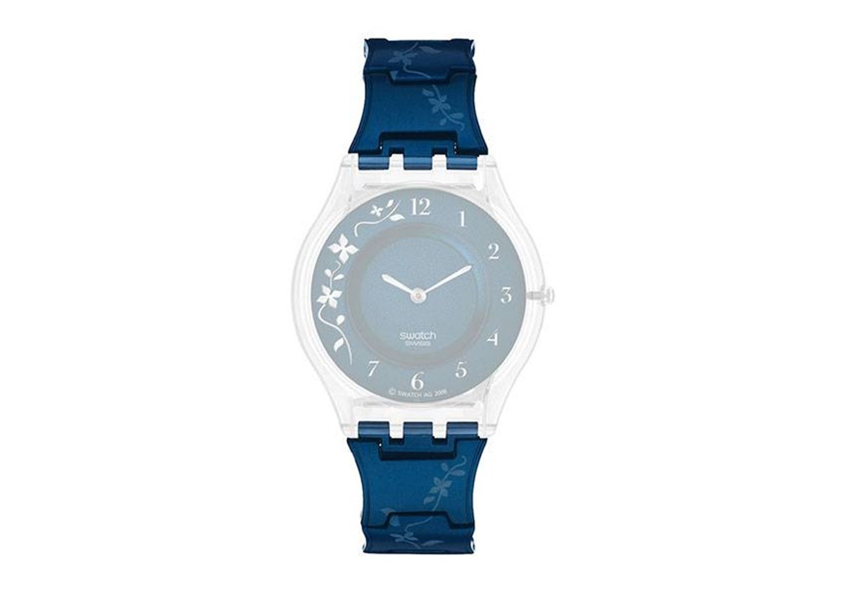 SWATCH Climber Flowerly Blue Model Uyumlu 16.5mm Metal Saat Kordonu SFK348AG-L