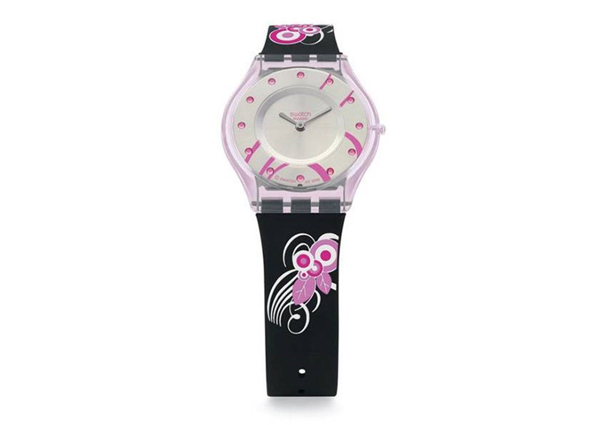 SWATCH Night Plants Model Uyumlu 16.5mm Silikon Saat Kordonu SFP109-B 