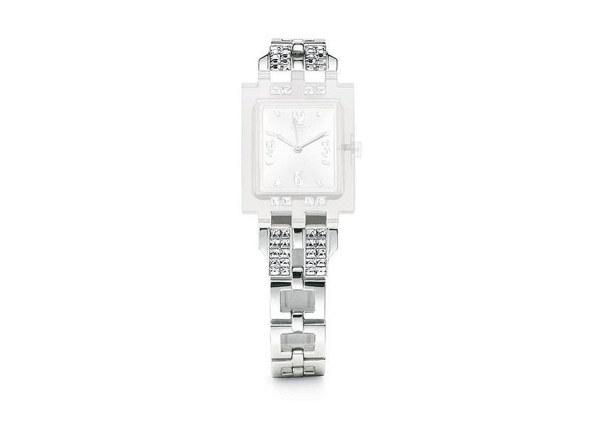 SWATCH Be Found Modeli Uyumlu 12mm Metal Saat Kordonu SUBM102G-G