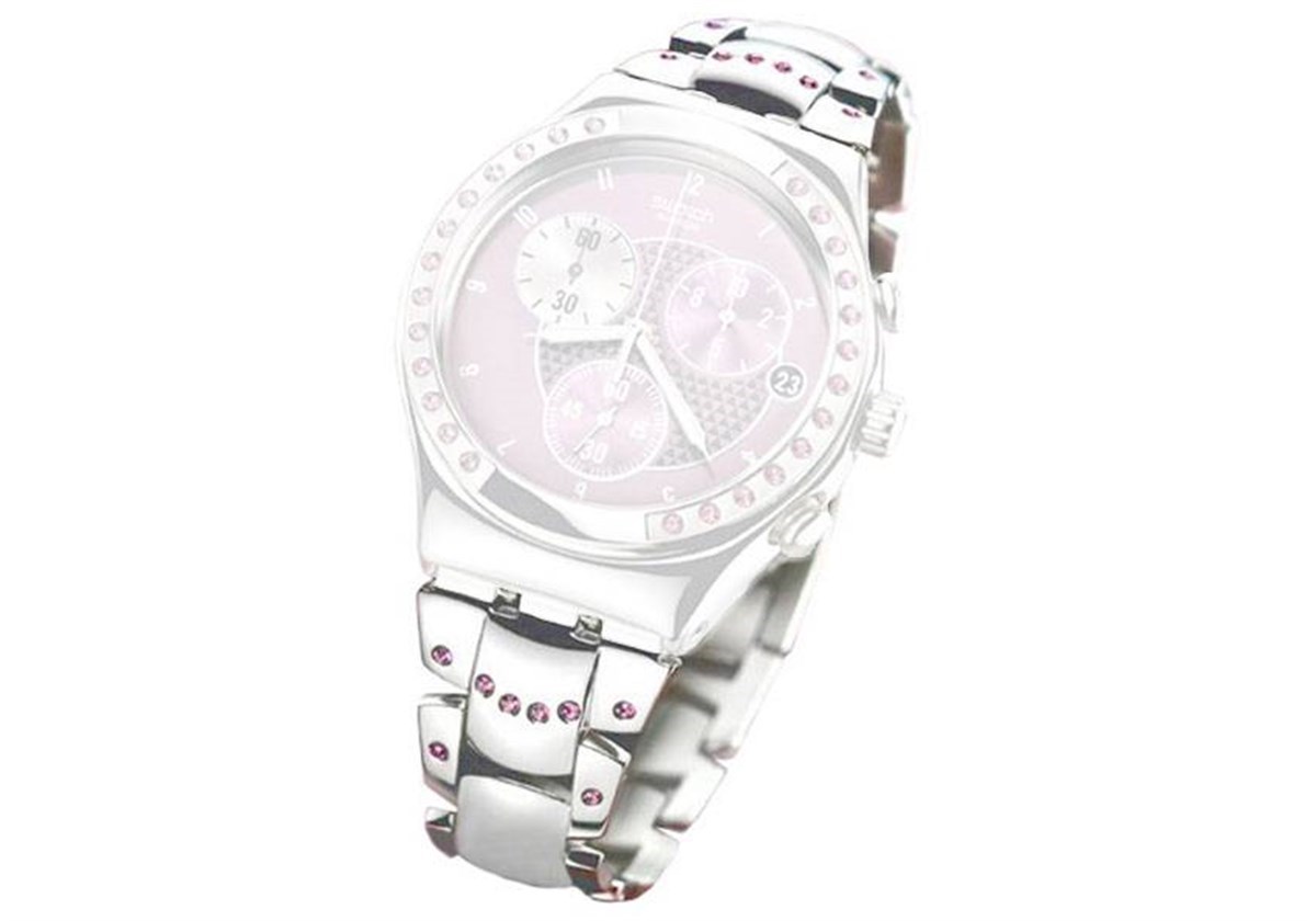 SWATCH Caviar DAubergine Model Uyumlu 19.7mm Metal Saat Kordonu YCS488G-G