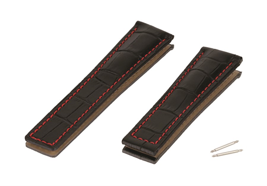 Tag Heuer Carrera Modeli Uyumlu 22x18mm Hakiki Deri Saat Kordonu L04THK-BR