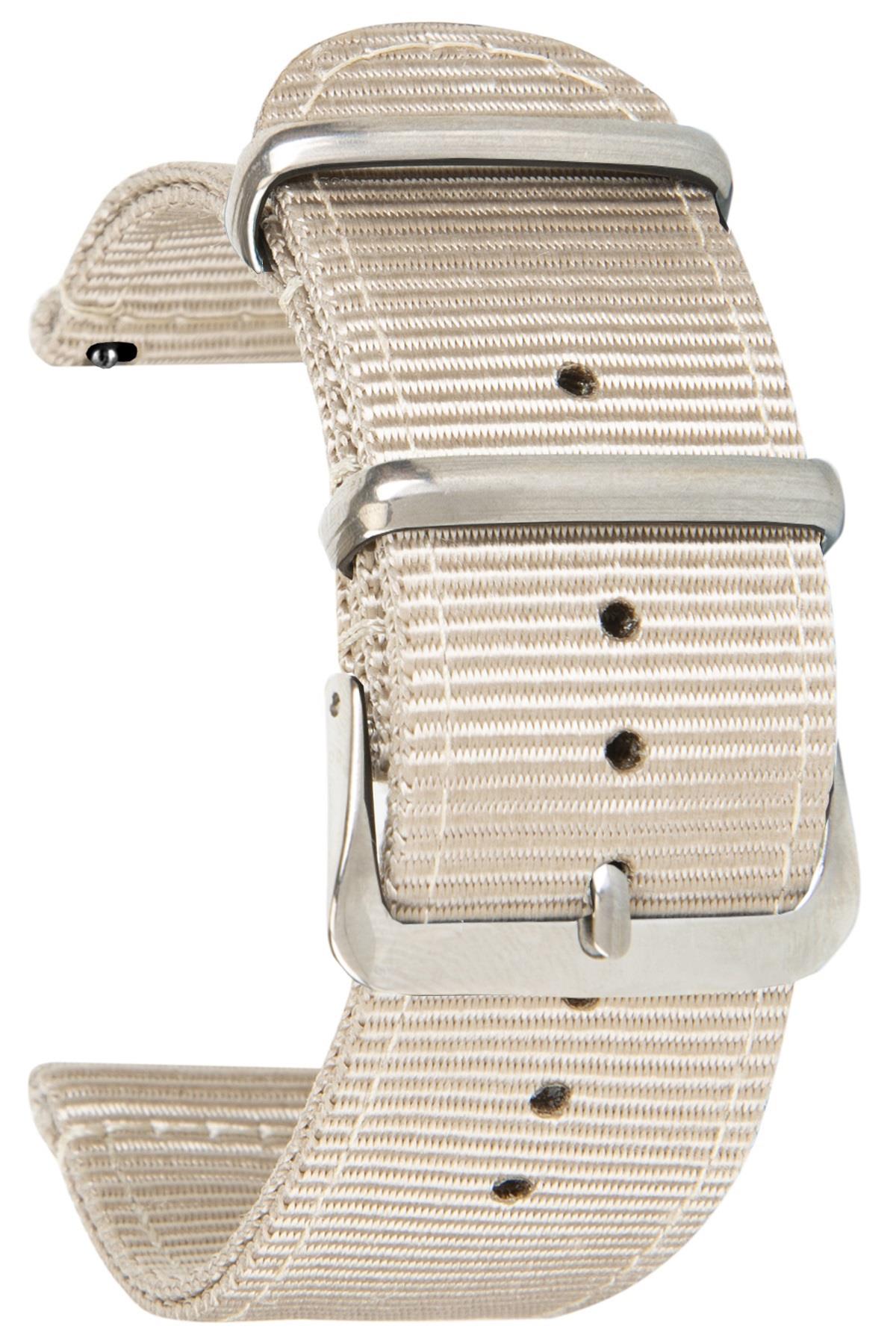 Xaomi Mi Watch S1-S2 Redmi Watch 5 Active-Lite Saat Uyumlu Tekstil Nato Kumaş Saat Kordonu Kayışı