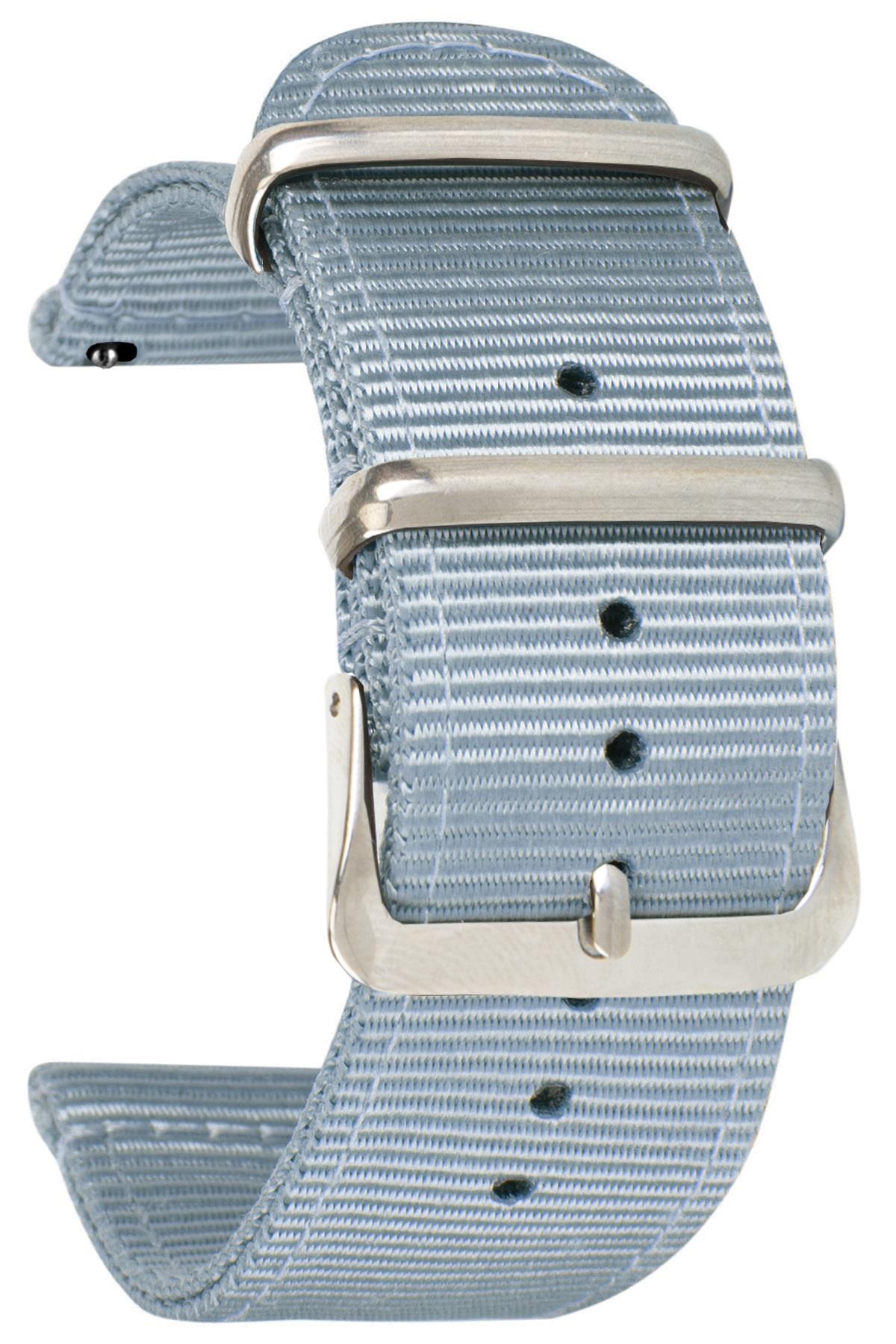 Xaomi Mi Watch S1-S2 Redmi Watch 5 Active-Lite Saat Uyumlu Tekstil Nato Kumaş Saat Kordonu Kayışı